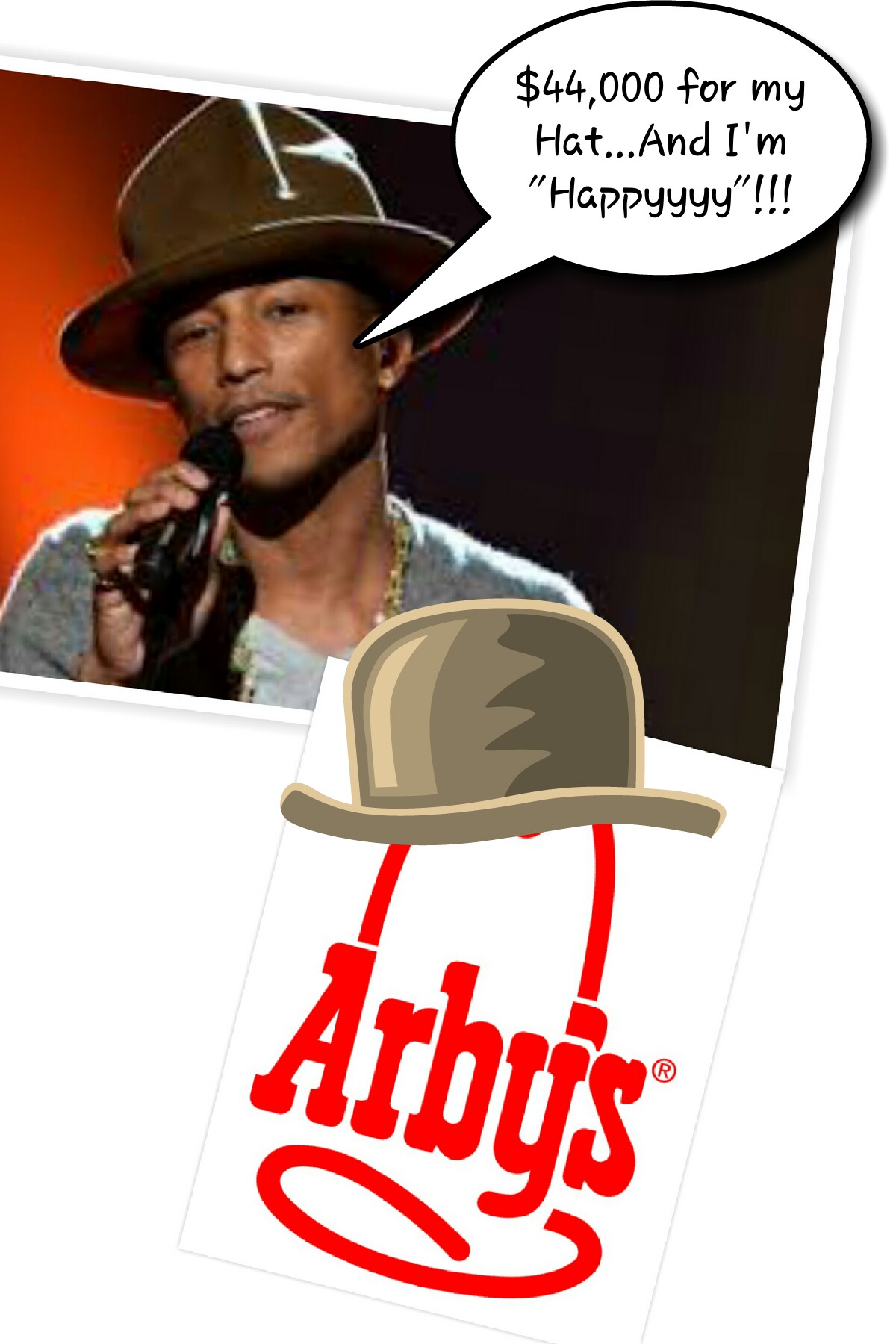Pharrell Williams' Grammys hat sells for £26,000 - BBC News