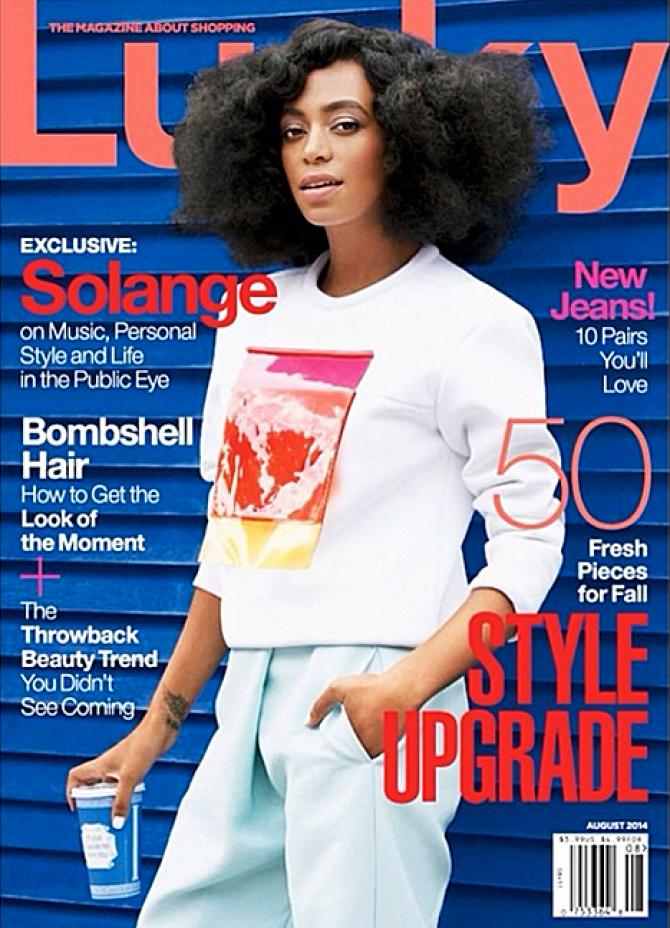 solange lucky mag