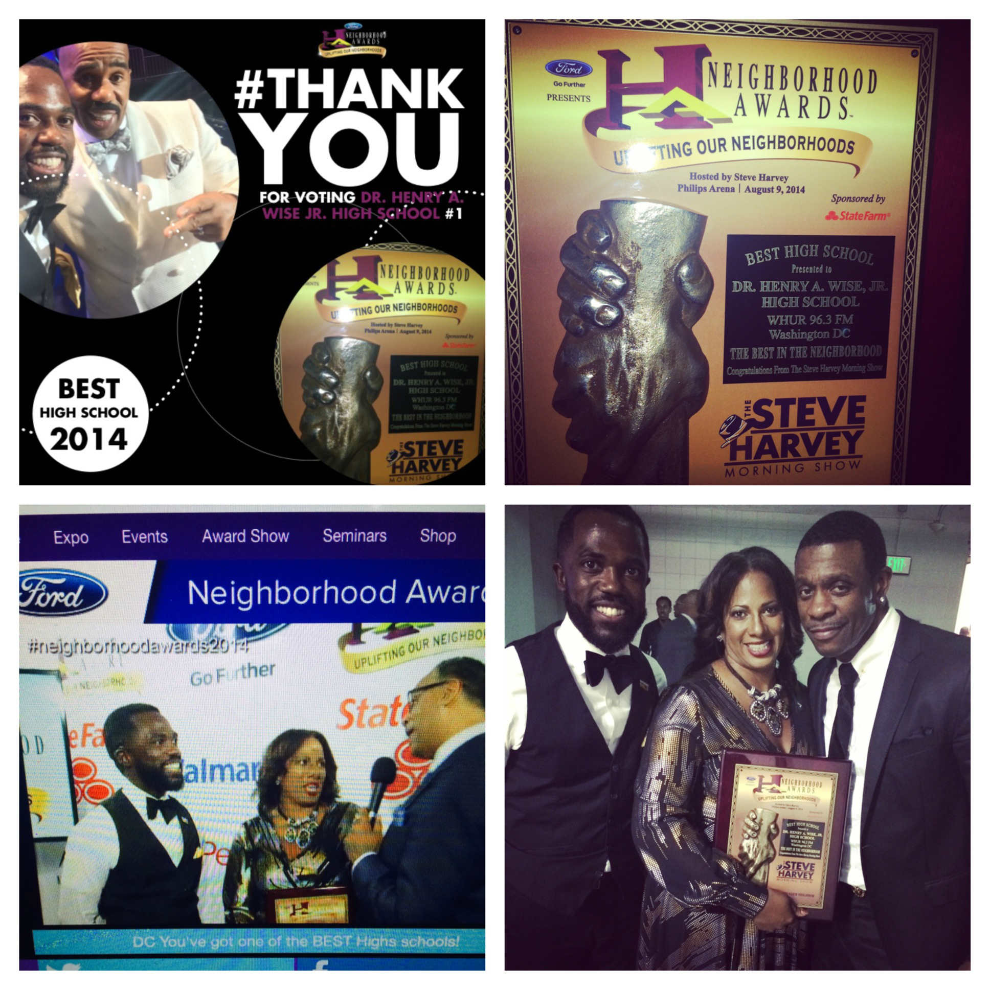 Wise High School receives ‘Best High School’ Award from Steve Harvey