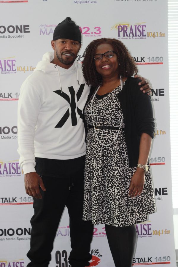 Jamie Foxx Visits Radio One DC