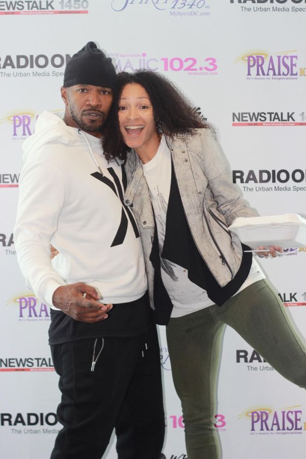Jamie Foxx Visits Radio One DC