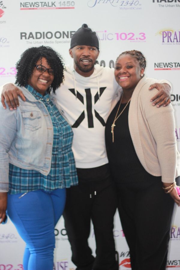 Jamie Foxx Visits Radio One DC