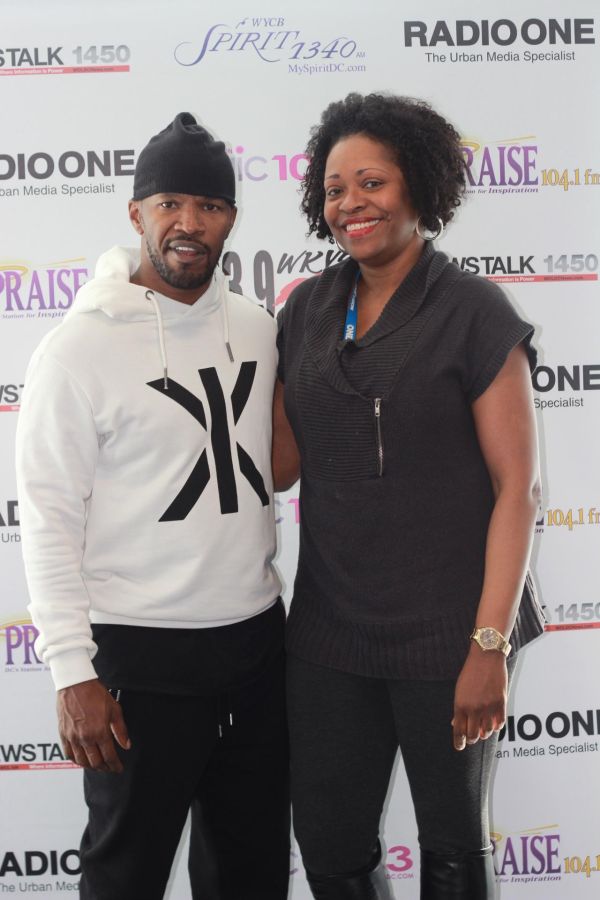 Jamie Foxx Visits Radio One DC