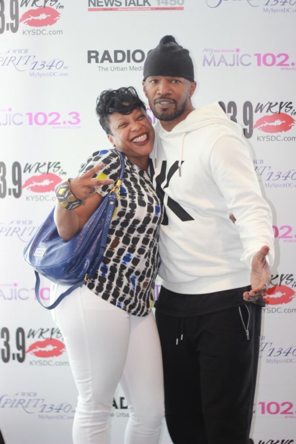 Jamie Foxx Visits Radio One DC