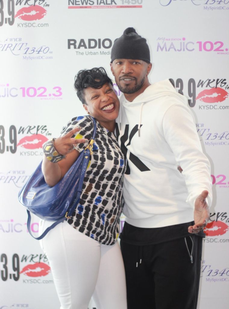 Jamie Foxx at Radio One DC