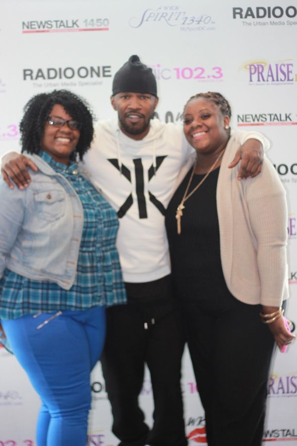 Jamie Foxx Visits Radio One DC