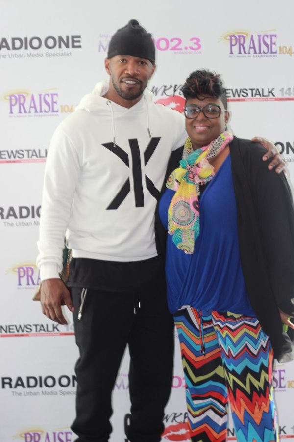 Jamie Foxx Visits Radio One DC