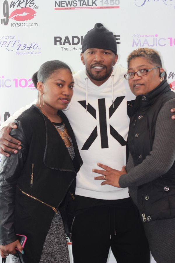 Jamie Foxx Visits Radio One DC