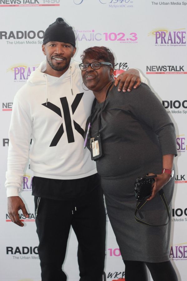 Jamie Foxx Visits Radio One DC