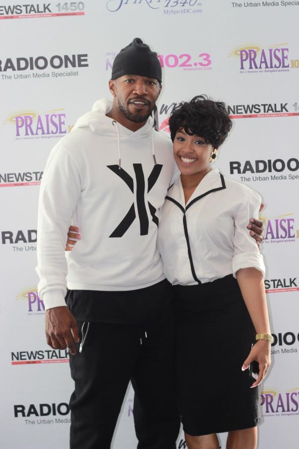 Jamie Foxx Visits Radio One DC