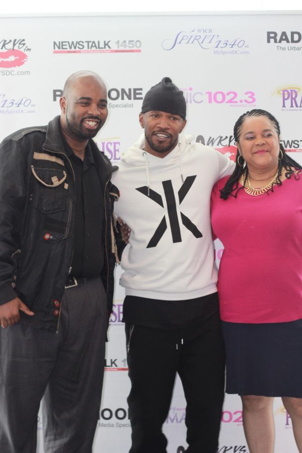 Jamie Foxx Visits Radio One DC