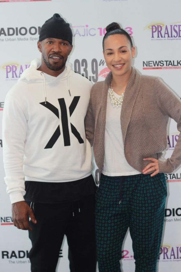 Jamie Foxx Visits Radio One DC