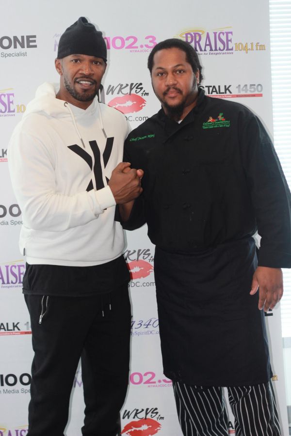 Jamie Foxx Visits Radio One DC