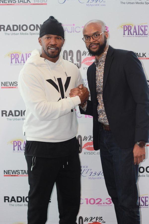 Jamie Foxx Visits Radio One DC