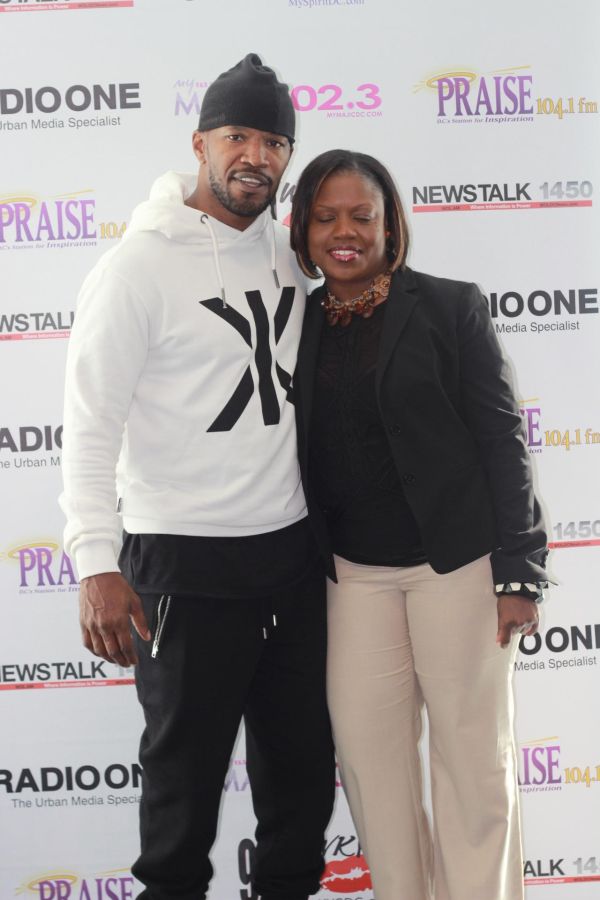 Jamie Foxx Visits Radio One DC