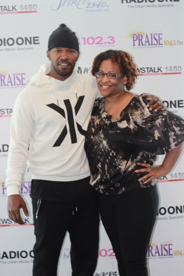 Jamie Foxx Visits Radio One DC