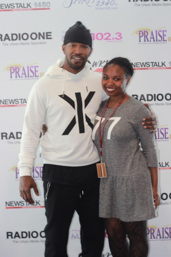 Jamie Foxx Visits Radio One DC