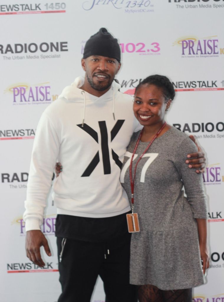 Jamie Foxx at Radio One DC