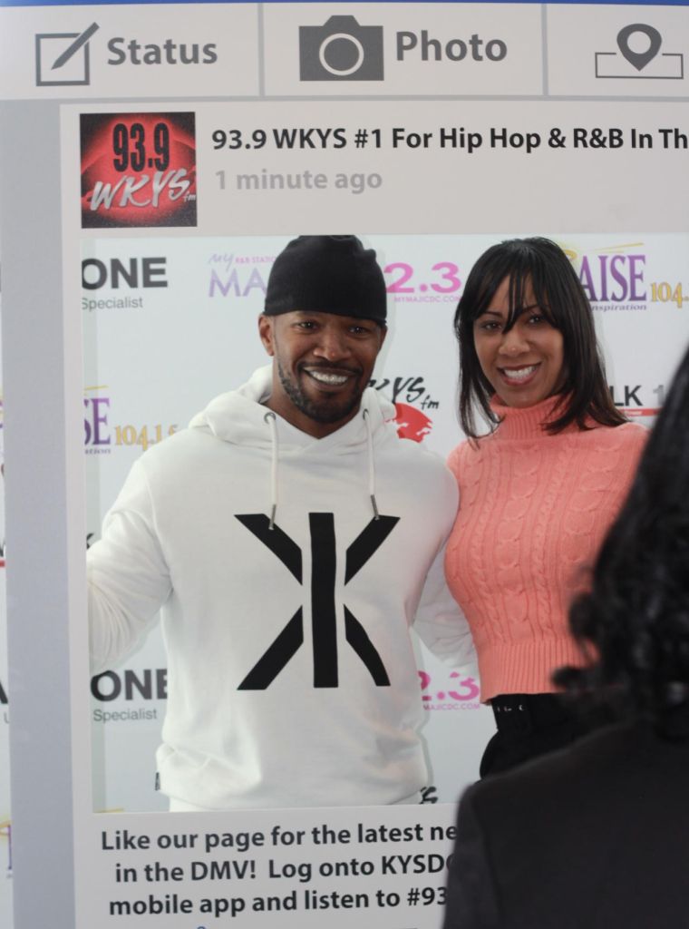 Jamie Foxx at Radio One DC