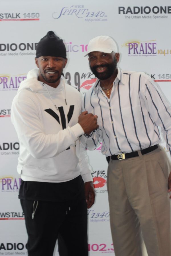 Jamie Foxx Visits Radio One DC