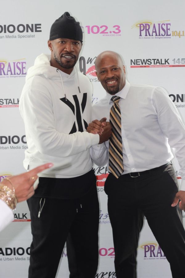 Jamie Foxx Visits Radio One DC