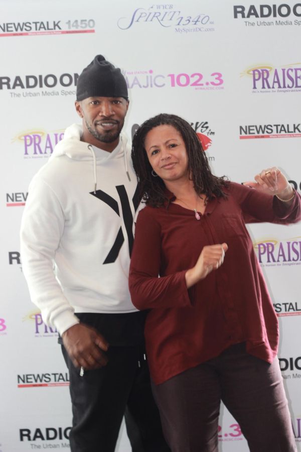 Jamie Foxx Visits Radio One DC