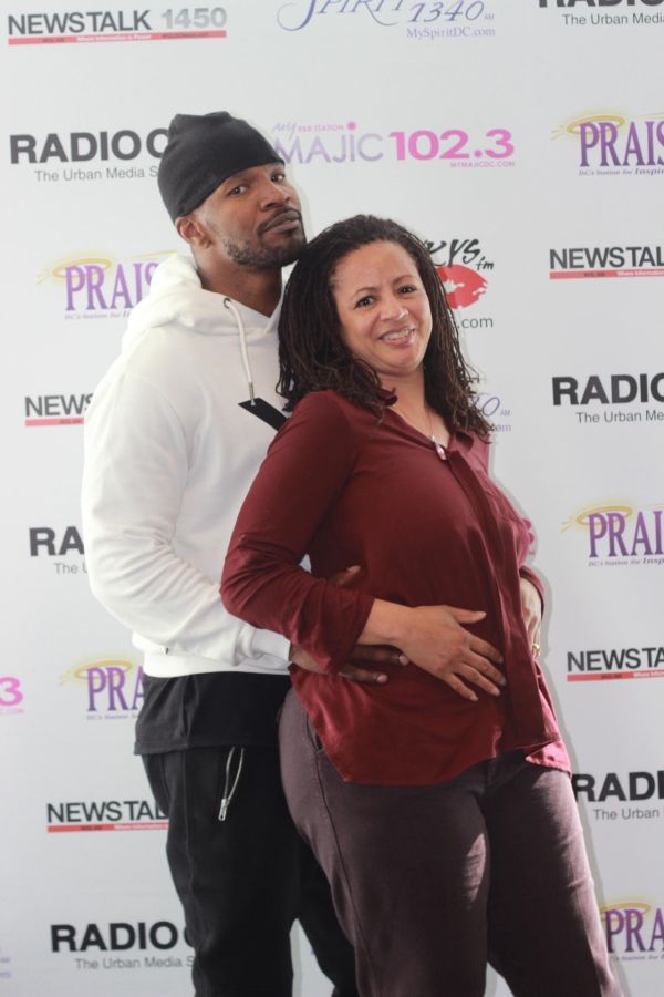 Jamie Foxx Visits Radio One DC