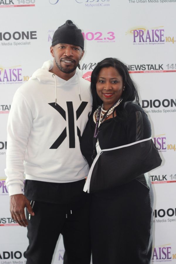 Jamie Foxx Visits Radio One DC