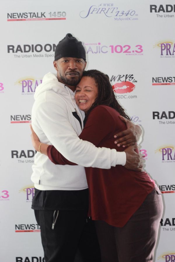 Jamie Foxx Visits Radio One DC
