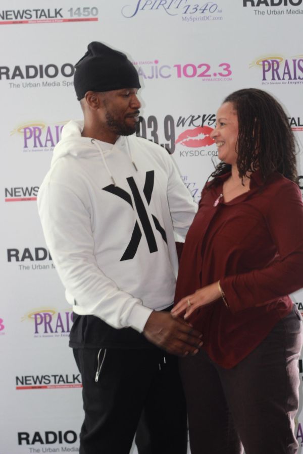 Jamie Foxx Visits Radio One DC