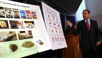 NYPD Chief Bratton And US Attorney Bharara Announce Charges Against Synthetic Marijuana Manufacturers