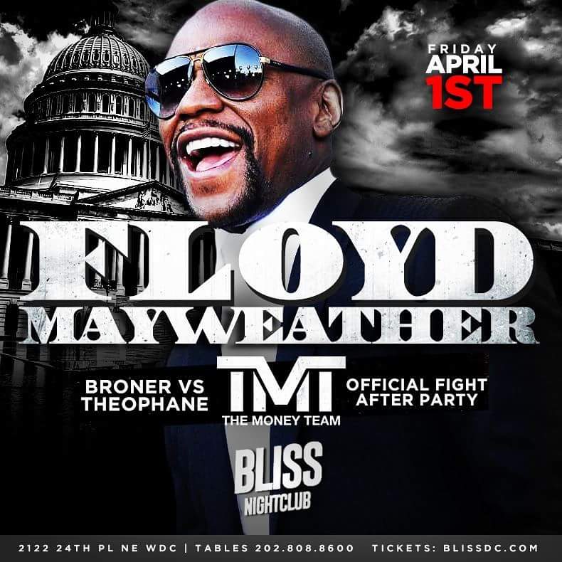 Floyd Mayweather At Bliss April 1st