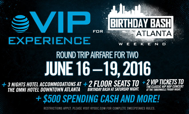 AT&T Birthday Bash VIP Experience - 93.9 WKYS