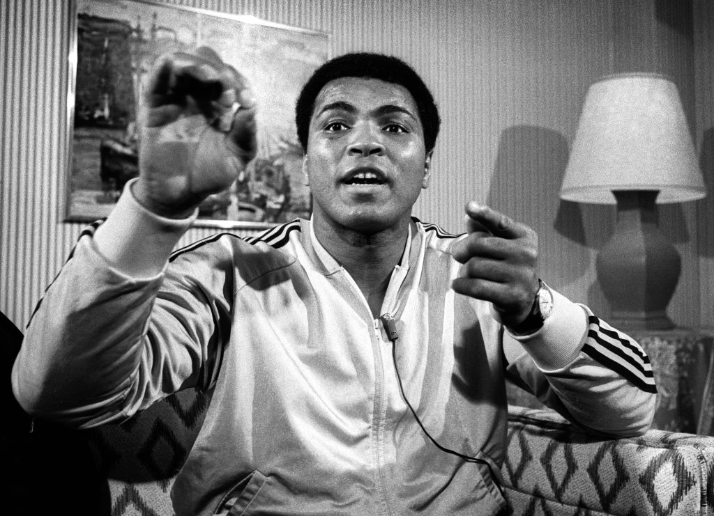 Muhammad Ali In His Suite