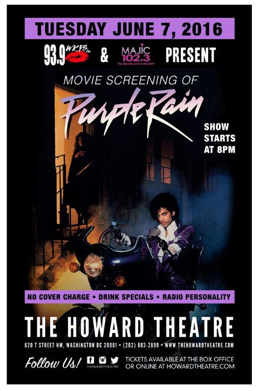 Purple Rain Howard Theater