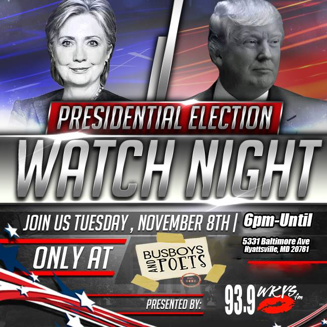 Busboys and Poets Election Night