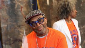 Spike Lee Lights The Empire State Building In Recognition Of National Gun Violence Awareness Month...