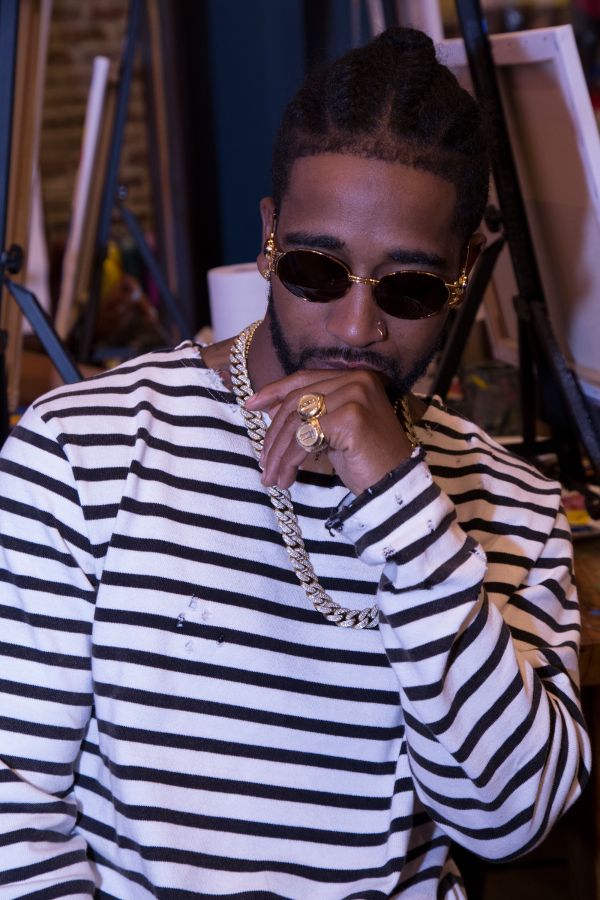Omarion Hosts Sip & Paint At Muse Paintbar