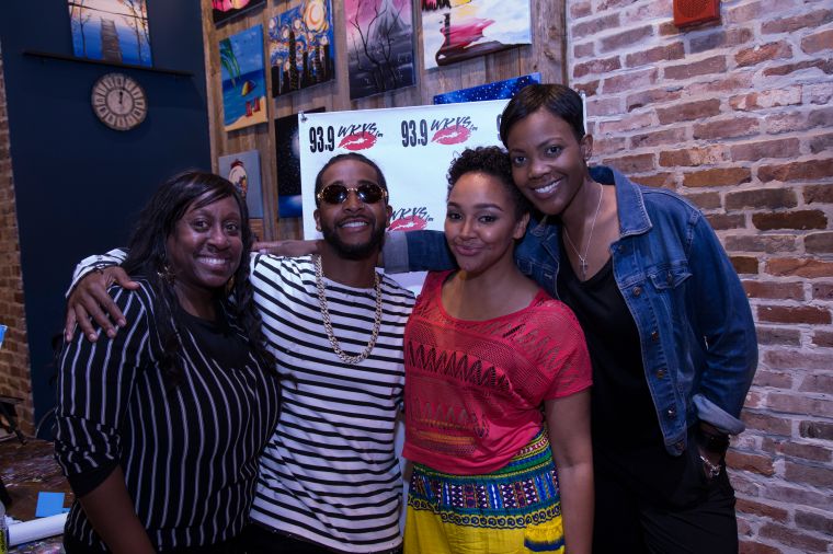 Omarion Hosts Sip & Paint At Muse Paintbar