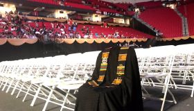 Richard Collins III's Graduation Gown at Bowie State University