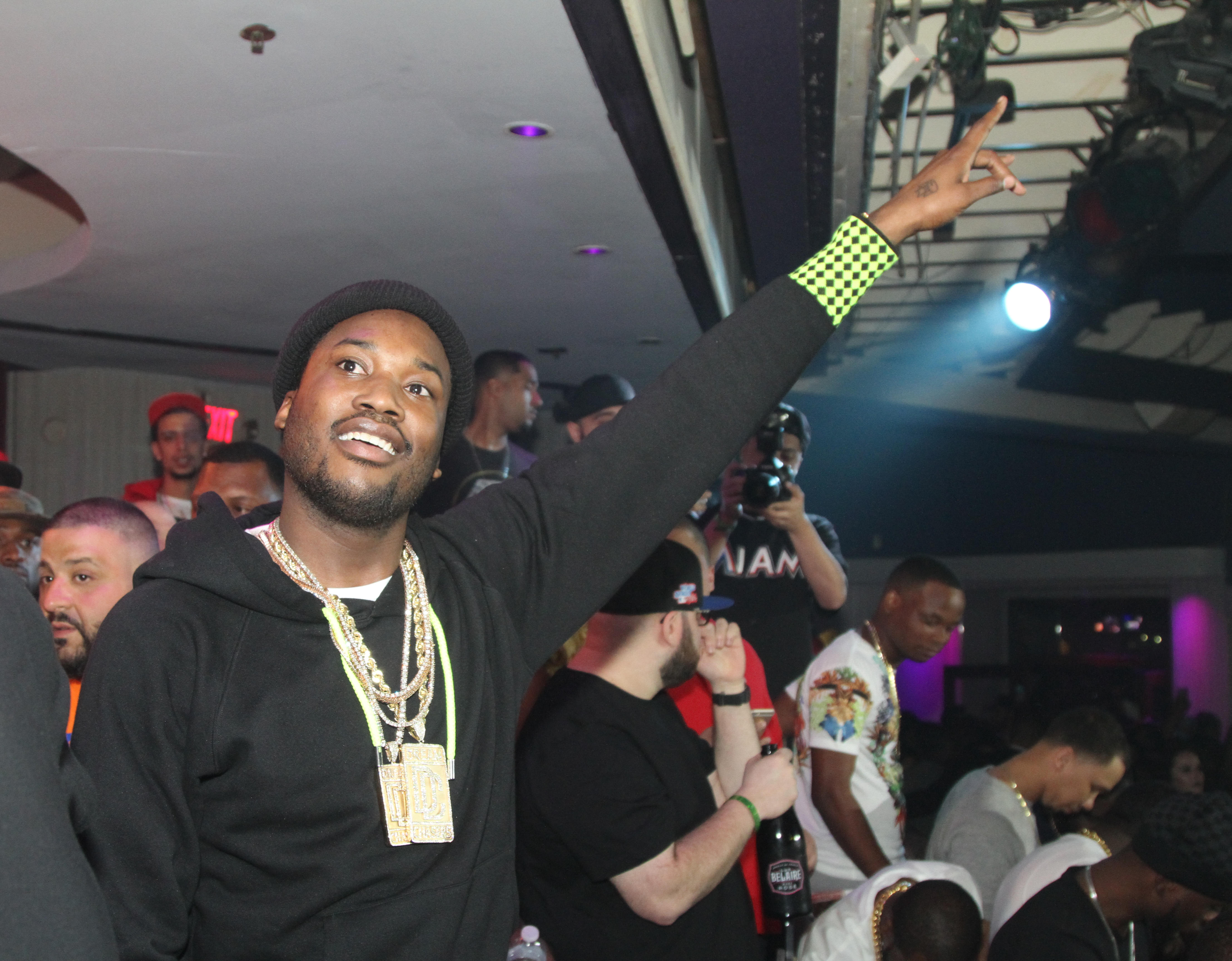 DJ Khaled & Meek Mill Perform At Cafe Iguana