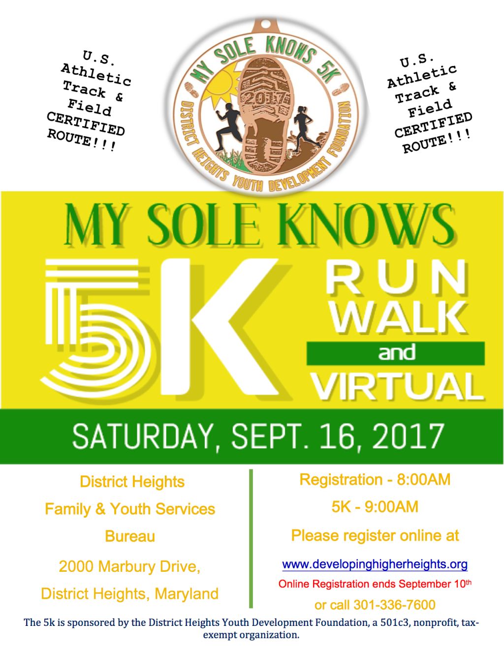 The My Sole Knows 5K Walk/Run