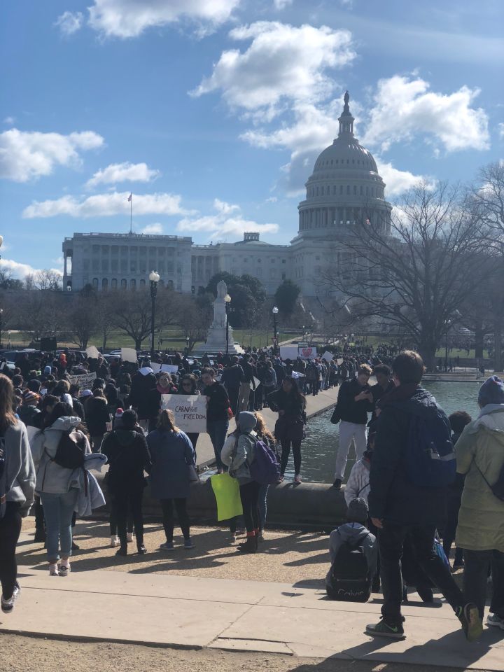 Students Protest For National Walkout Day