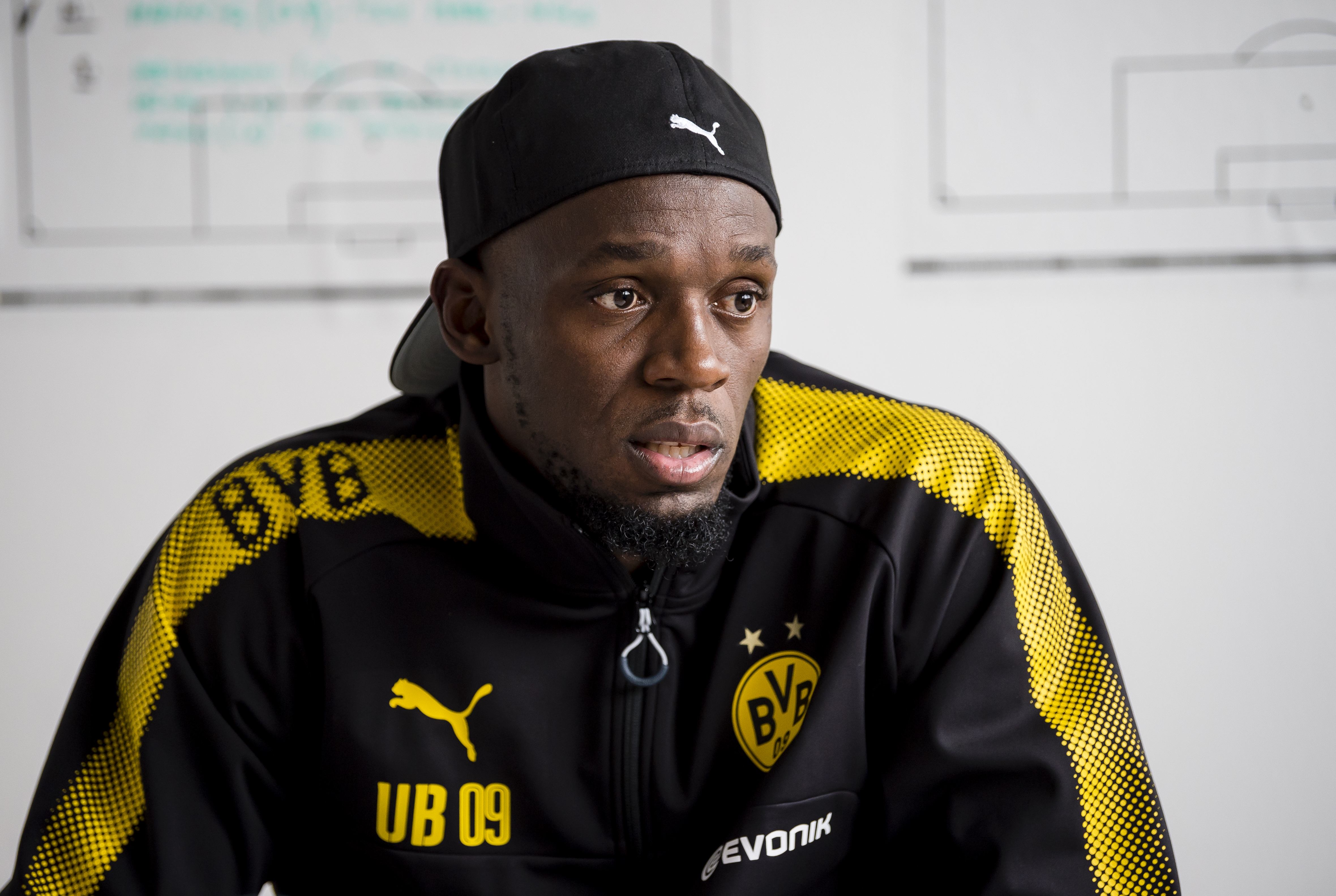 Usain Bolt Trains At Borussia Dortmund