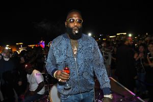 Rick Ross Gives Surprise performance as APEX Social Club celebrates their grand opening weekend with host Travis Barker at Palms Casino Resort