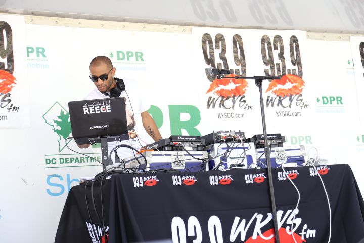 DJ Reece At The July 2018 KYS Block Party