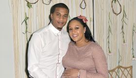 Tia Mowry's baby shower party at Il Pastaio