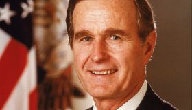 Porrtrait Of President George Bush, c. 1989.