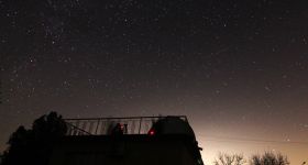 Astronomers observe the Gemenids meteor shower