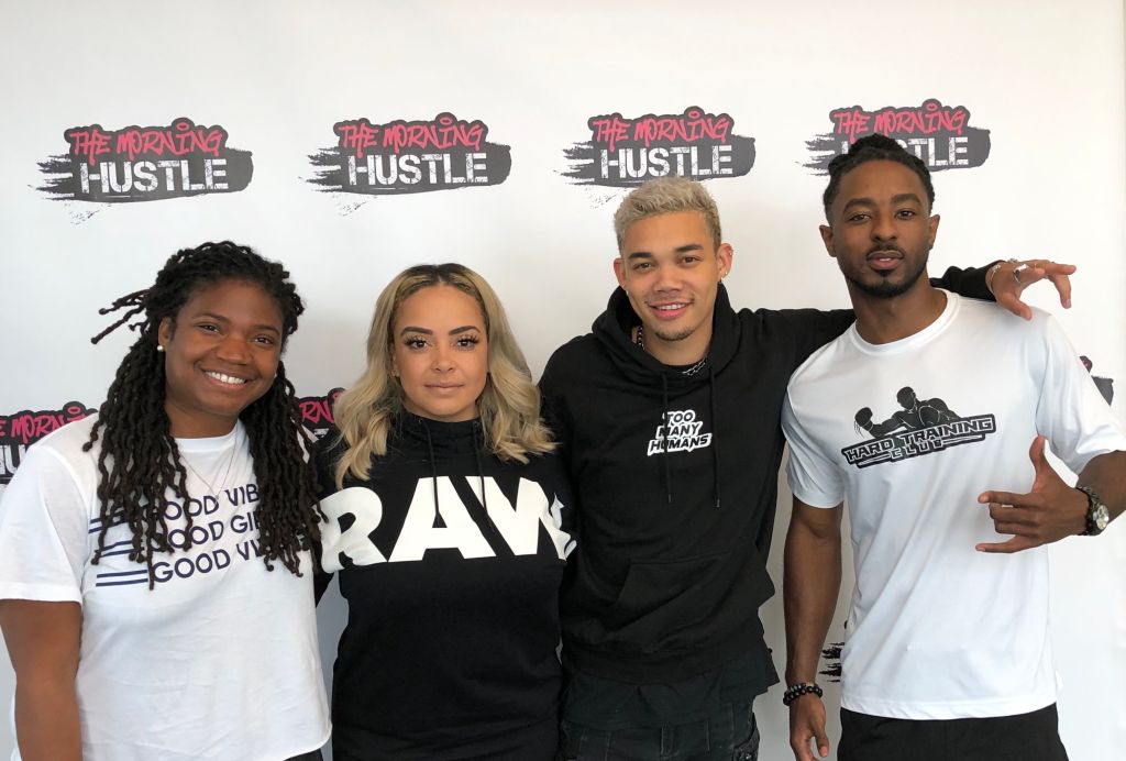 TV One Bobby Debarge Story Cast with The Morning Hustle